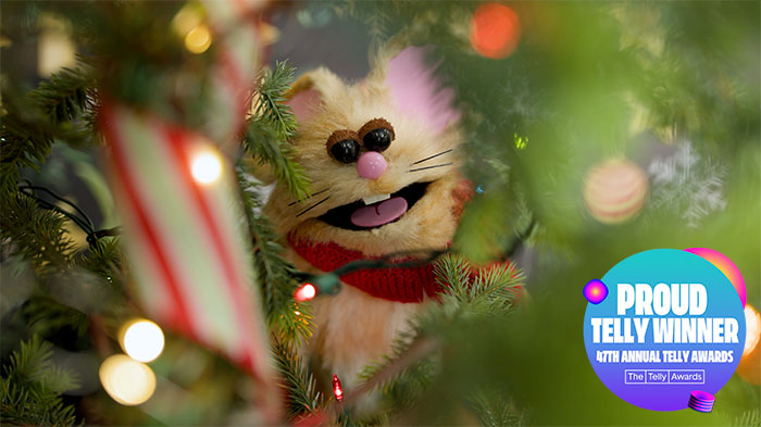 Featured image for “Buttons the Christmas Mouse Wins 4 Telly Awards”